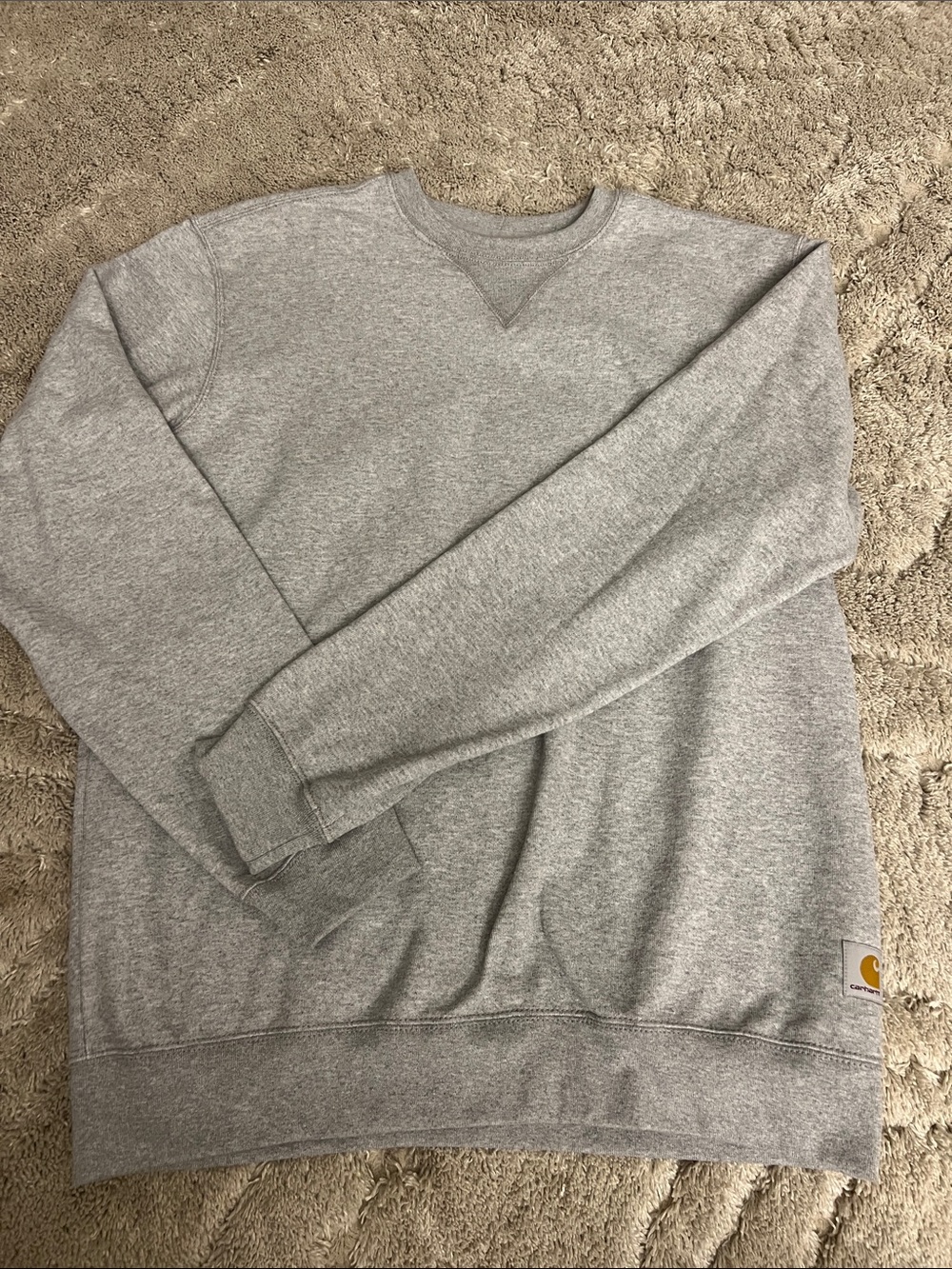 Carhartt Crewneck Sweatshirt in Light Grey